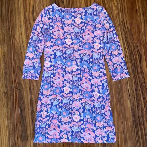 Lilly Pulitzer Floral 3/4 Sleeve Dress - Picture 8 of 8